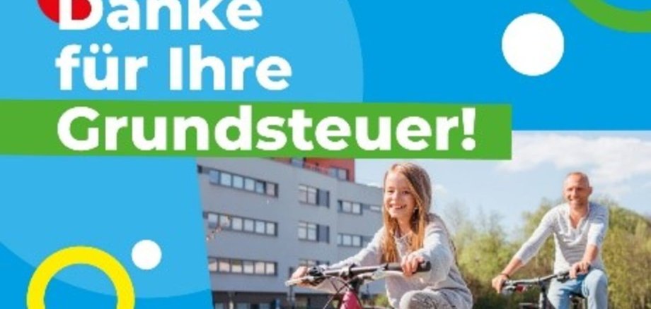 Ein Bild mit einer Radfahrerin 